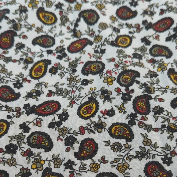 Paisley Print Casual Button Down Shirt - Picture 8 of 13